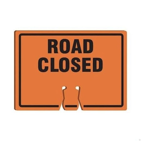 Accuform Traffic Cone Top Warning Sign FBC736